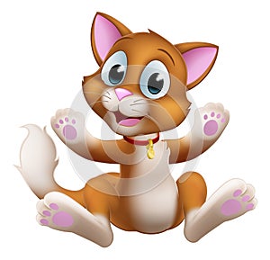 Cat Cartoon Pet Kitten Cute Animal Character