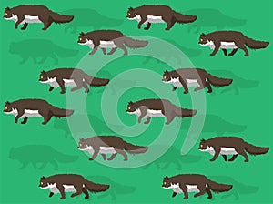 Cat Cartoon Ragamuffin Character Vector Seamless Wallpaper