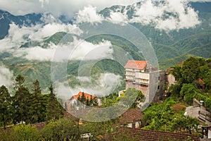 Cat Cat City in Sapa, Vietnam