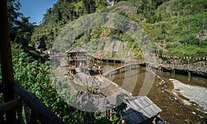 Cat Cat ethnic village landscape,Sapa,Vietnam