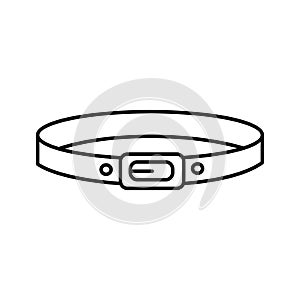 Cat collar Isolated Vector icon which can easily modify or edit