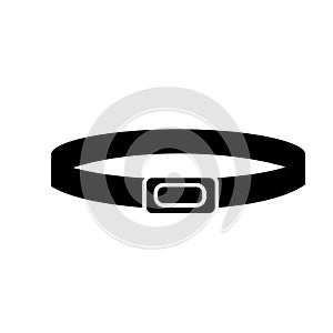 Cat collar Isolated Vector icon which can easily modify or edit