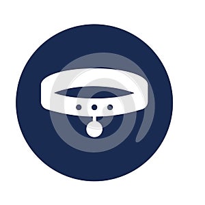 Cat collar Isolated Vector icon which can easily modify or edit