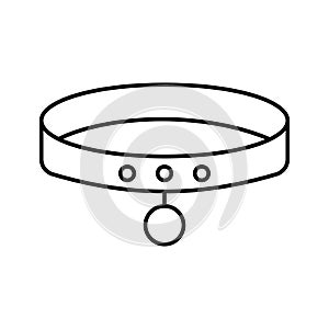 Cat collar Isolated Vector icon which can easily modify or edit