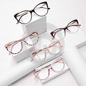 Cat eye glasses