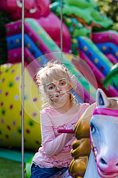 Cat facepainting