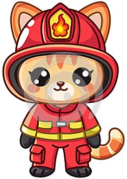 Cat Firefighter