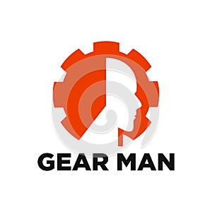 Gear man logo ready to use.