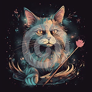 Gato ilustraciones 