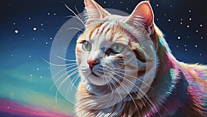cat illustration highquality image and aest ai generated