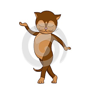 Cat in Indian dances.