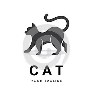 cat logo vector