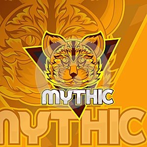 Cat Mythic Mascot for e-sport team