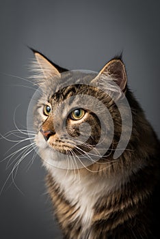 Cat portrait of photo session photo