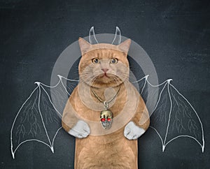 Cat reddish wants to be bat