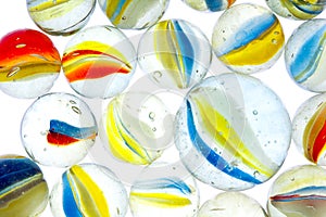 Cat's Eye Marbles including Shooter photo
