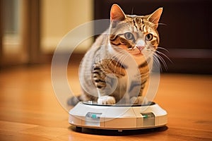 Cat scientist invents a device that allows cats to communicate with humans, leading to a world where cats negotiate treat portions