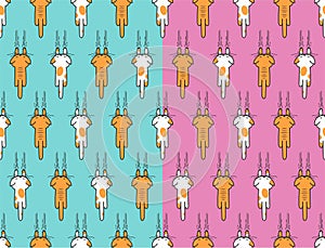 Cat scratch seamless vector pattern