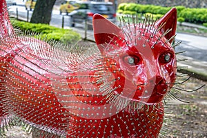 Cat sculpture at Cats Park - Cali, Colombia