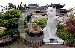 Cat statues of Kuching, Malaysia