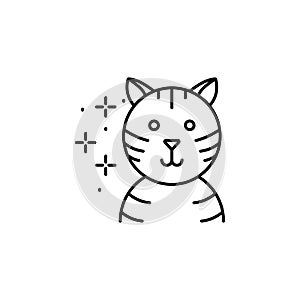 Cat striper icon. Element of cats icon