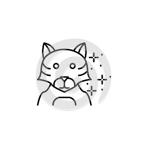 Cat striper icon. Element of cats icon