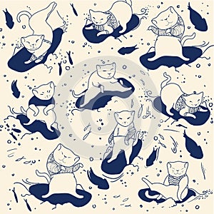 The cat surfer pattern is surfaced