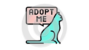 cat talk adopt me color icon animation