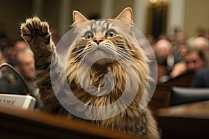 cat testifying in congress