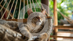 cat vacation in a nice resort, relax, cat-friendly, cats, chil photo