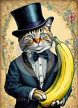 The Cat Who Was Obsessed with Bananas