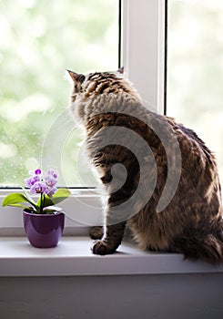 Cat at the window