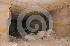 Catacombs of the Eastern Crimea, home to colonies of bats