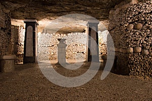 The catacombs of Paris photo