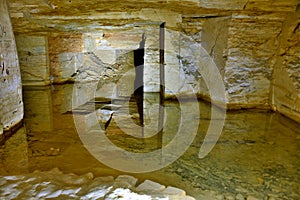 Catacombs of the underground near Odessa in Ukraine