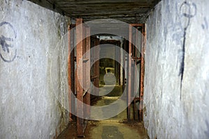 Catacombs of the underground near Odessa in Ukraine