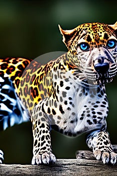 Catahoula Leopard Animal. AI Generated.