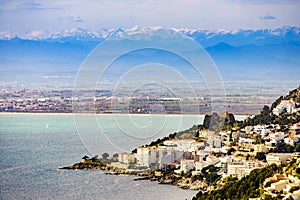 Catalan coast of Spain, bay of Roses