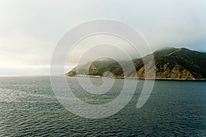 Catalina Island Under Fog