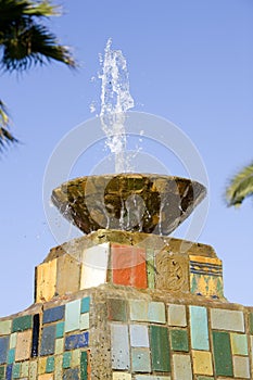 Catalina Tiled Fountain