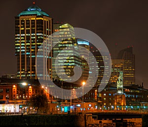 Catalinas & Madero at Night photo