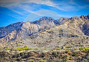 Cataline Mountain Desert View in Tucson Arizona