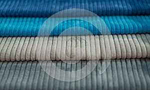 Catalog of multicolored cloth from matting fabric texture background, silk fabric texture, textile industry background