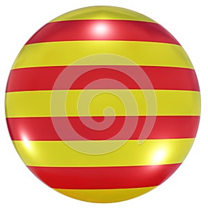 Catalonia Community spanish flag button
