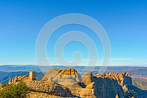 Catalonia from a height of 1200 meters from Sant Jeroni