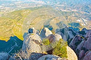 Catalonia from a height of 1200 meters from Sant Jeroni