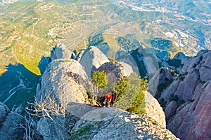 Catalonia from a height of 1200 meters from Sant Jeroni