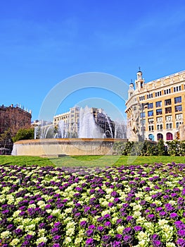 Catalonia Square in Barcelona