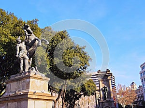 Catalonia Square in Barcelona