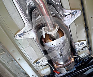 Catalyzed, exhaust, photo